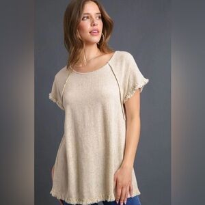 Umgee Cream Blouse